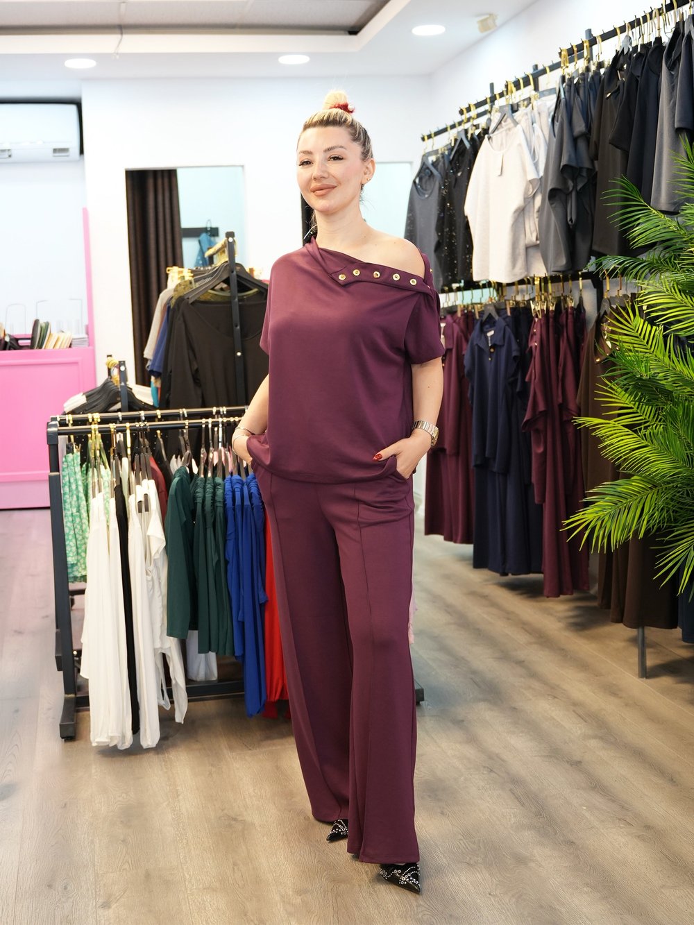 BORDO RAHAT CASUAL TAKIM
