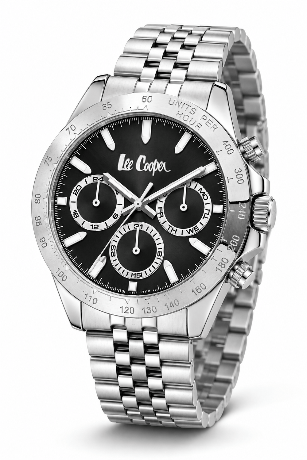 Lee Cooper LC07963.350 Erkek Çelik Kordonlu Quartz Kol Saati