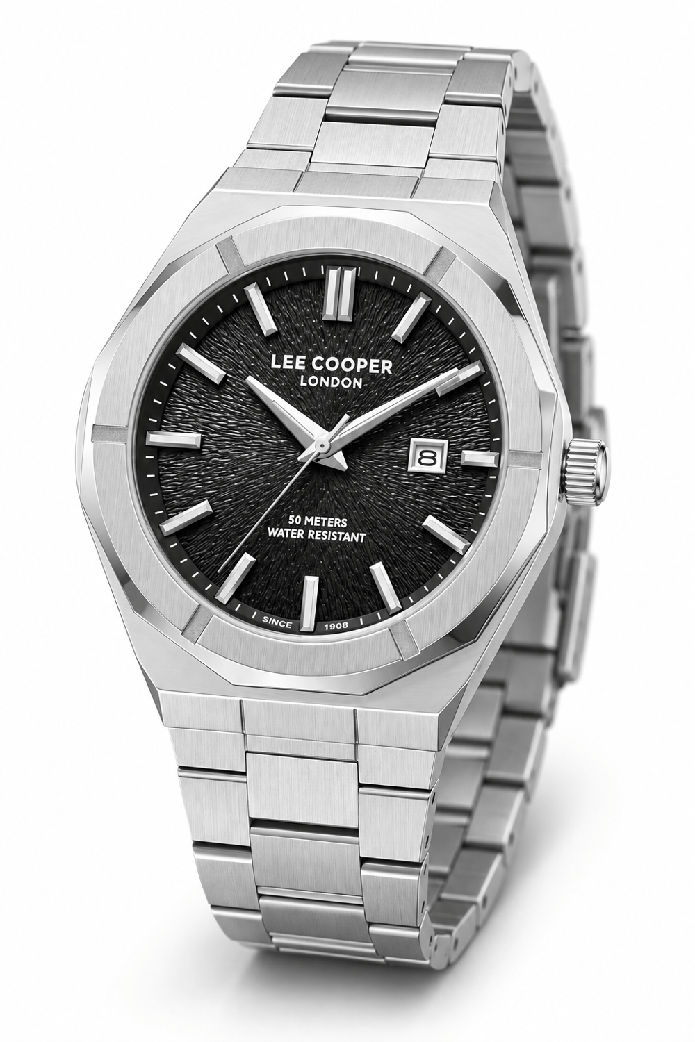 Lee Cooper LC08234.350 Erkek Çelik Kordonlu Quartz Kol Saati