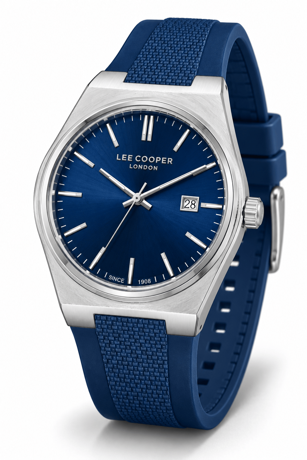 Lee Cooper LC08250.399 Erkek Silikon Kordonlu Quartz Kol Saati