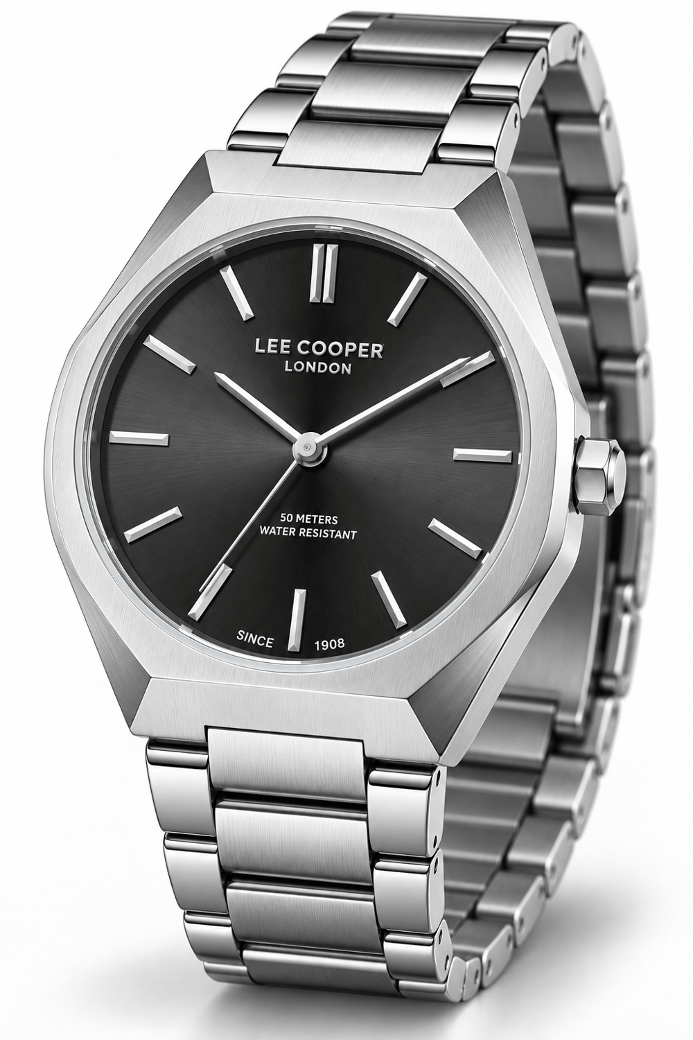 Lee Cooper LC08275.350 Erkek Çelik Kordonlu Quartz Kol Saati