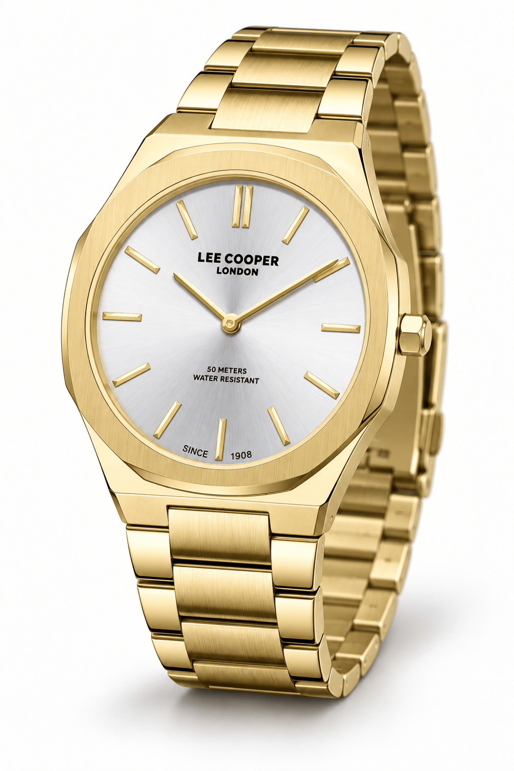 Lee Cooper LC08275.130 Erkek Çelik Kordonlu Quartz Kol Saati