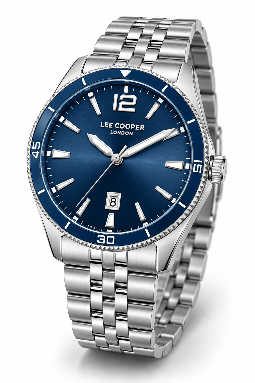Lee Cooper LC08281.390 Erkek Çelik Kordonlu Quartz Kol Saati