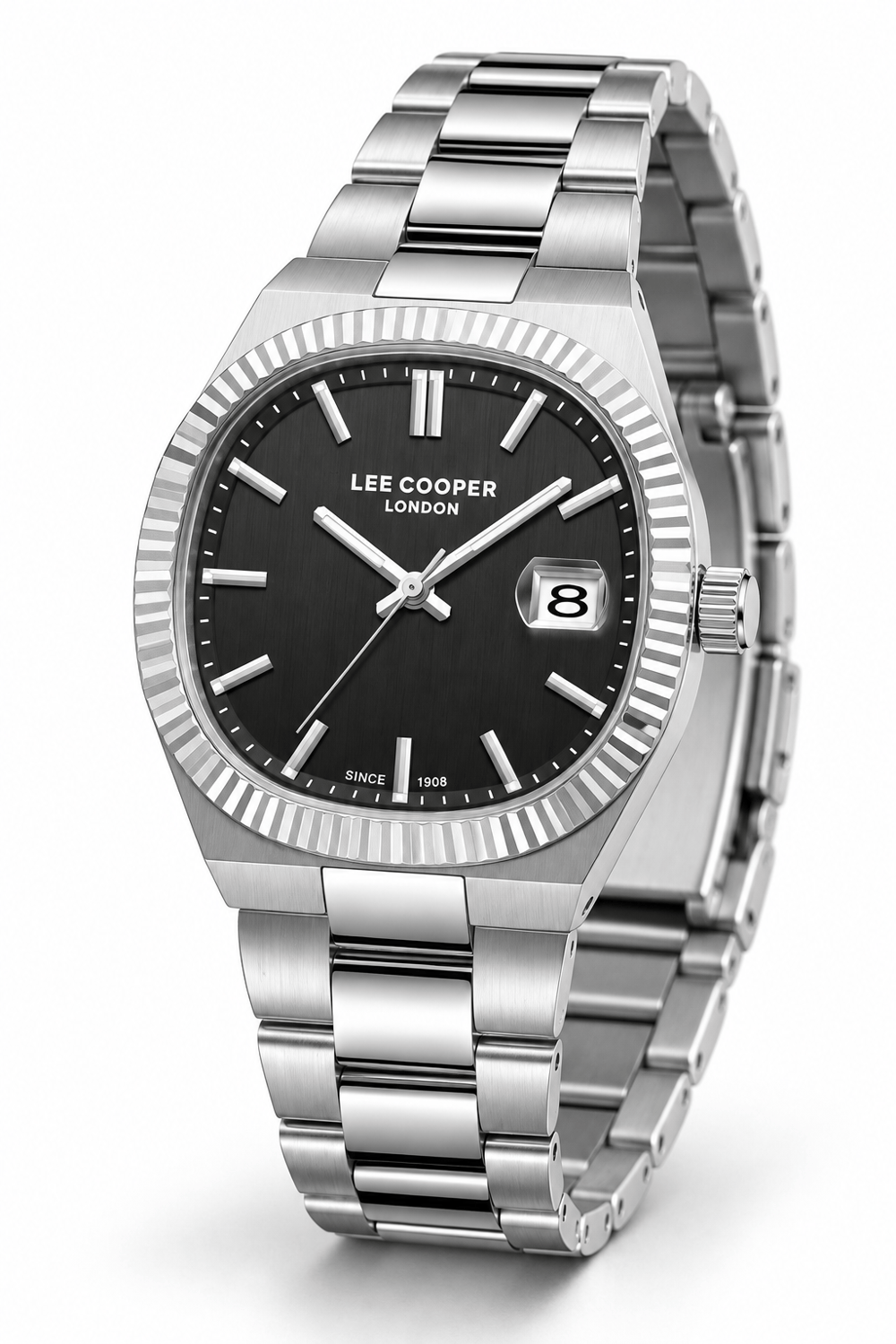 Lee Cooper LC08352.350 Erkek Çelik Kordonlu Quartz Kol Saati