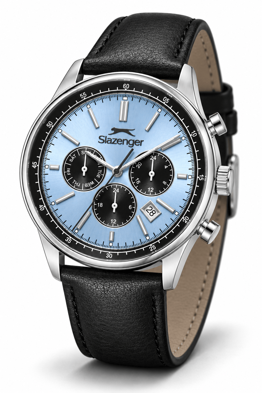 Slazenger SL.09.2539.2.06 Erkek Deri Kordonlu Quartz Kol Saati