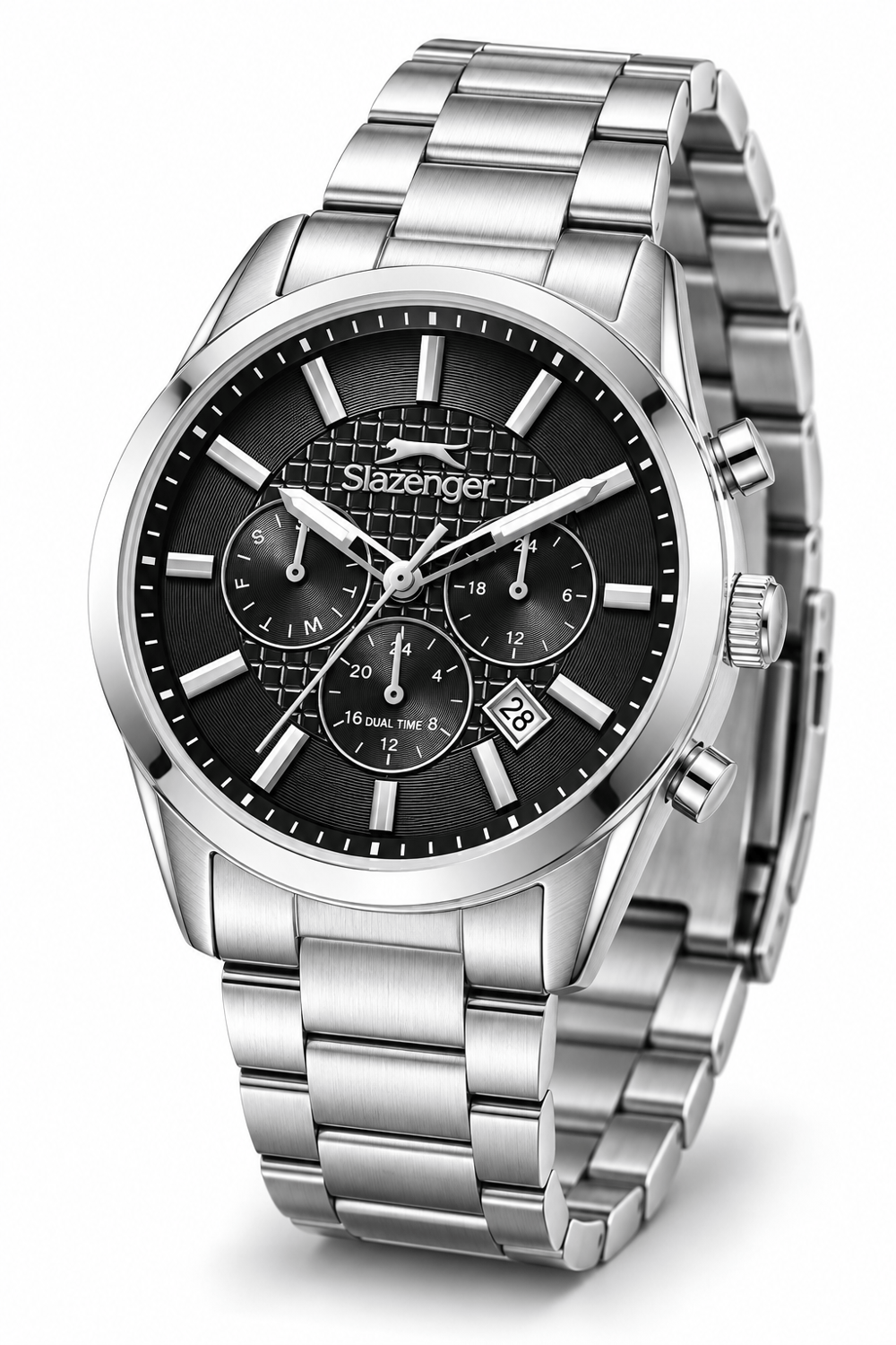 Slazenger SL.09.2648.2.350 Erkek Çelik Kordonlu Quartz Kol Saati