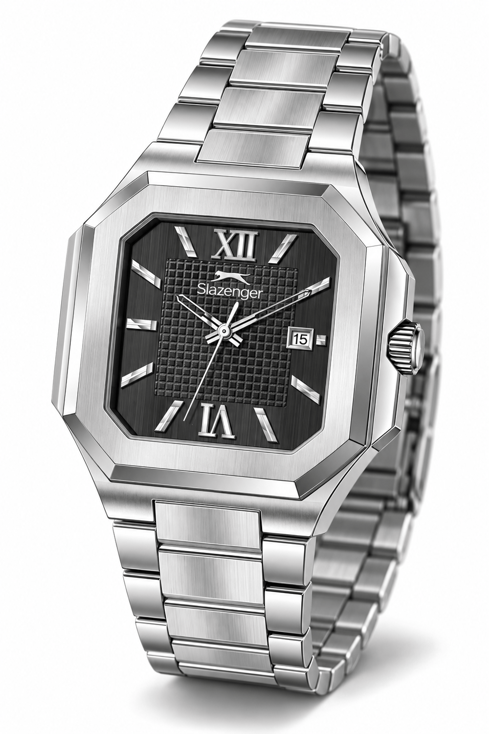 Slazenger SL.09.2654.2.350 Erkek Çelik Kordonlu Quartz Kol Saati