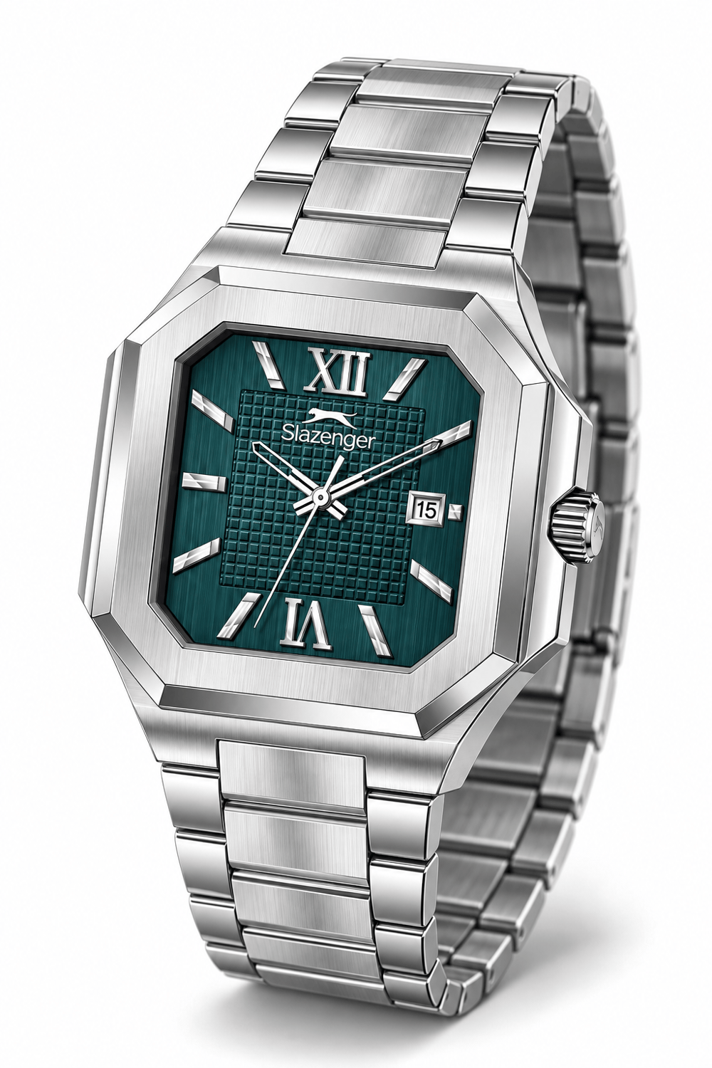 Slazenger SL.09.2654.2.390 Erkek Çelik Kordonlu Quartz Kol Saati