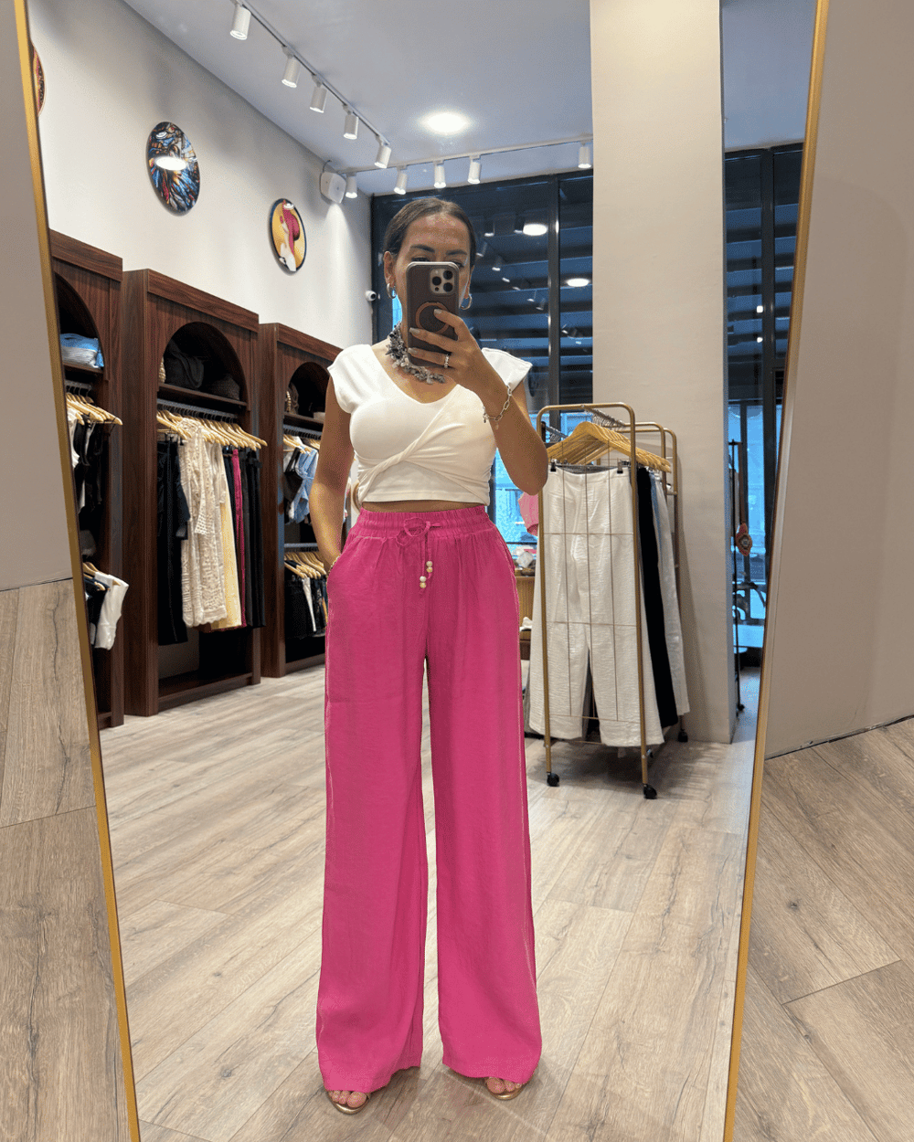 25YPNT00253 QUZU BELİ LASTİKLİ PANT