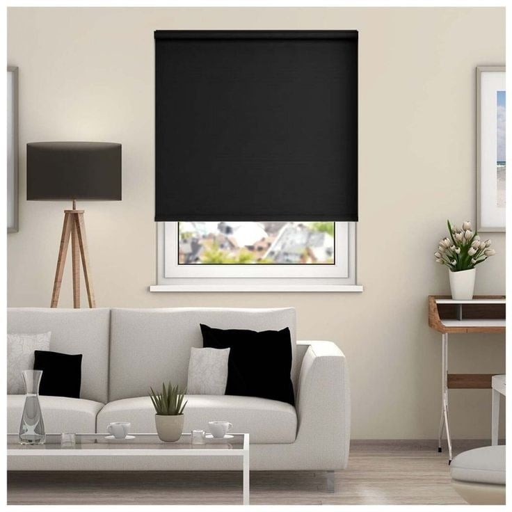 Özel Ölçü Siyah Stor Perde – Üreticiden (Pencere, Balkon, Ofis)