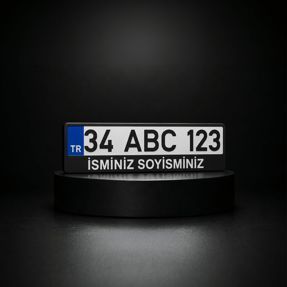 Kişiye Özel İsimli Plaka  Lightbox