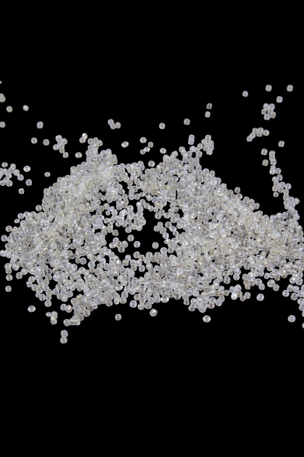 08 Kum Boncuk İçten Boyalı Gri 3 mm (100 Gr 6000 Adet)