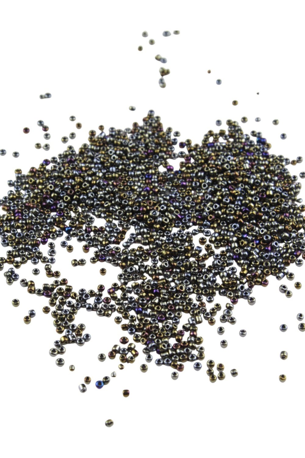 08 Kum Boncuk Siyah Janjan 3 mm (100 Gr 6000 Adet)