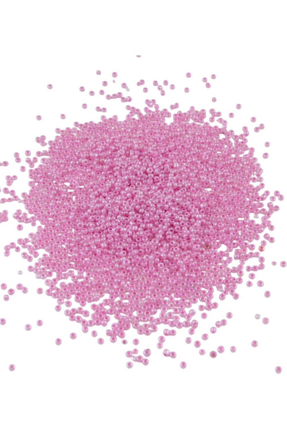 08 Kum İnci Şeker Pembe 3 mm Boncuk (100 Gr 6000 Adet)