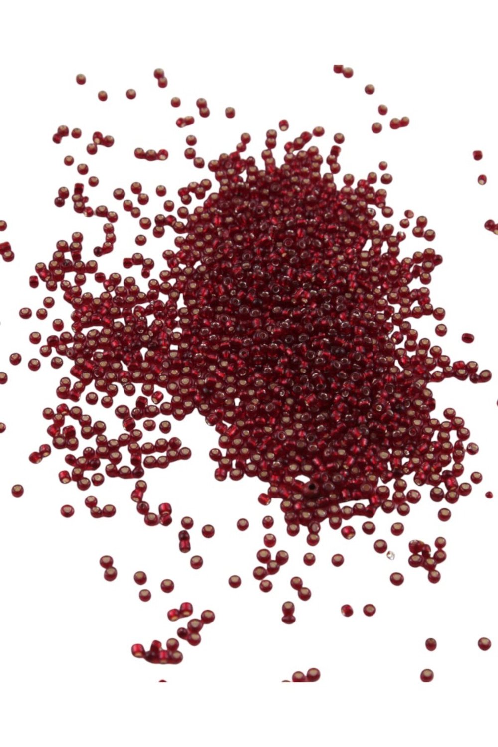 08 Kum Janjan Kırmızı Boncuk 3 mm (70 Gr)
