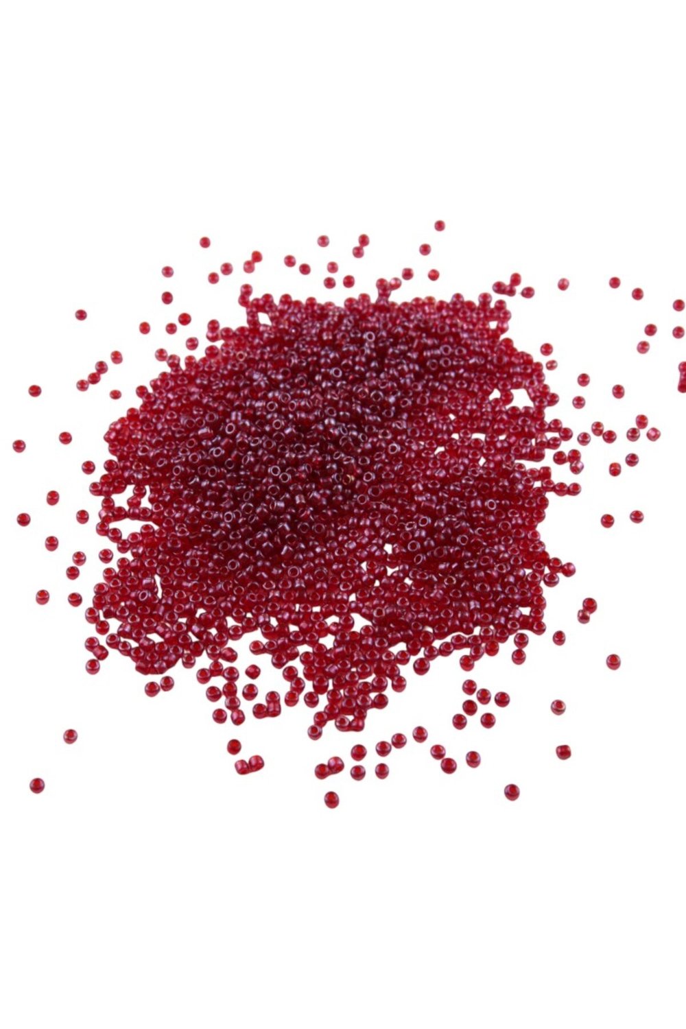 08 Kum Kırmızı Boncuk 3 mm (100 Gr 6000 Adet)