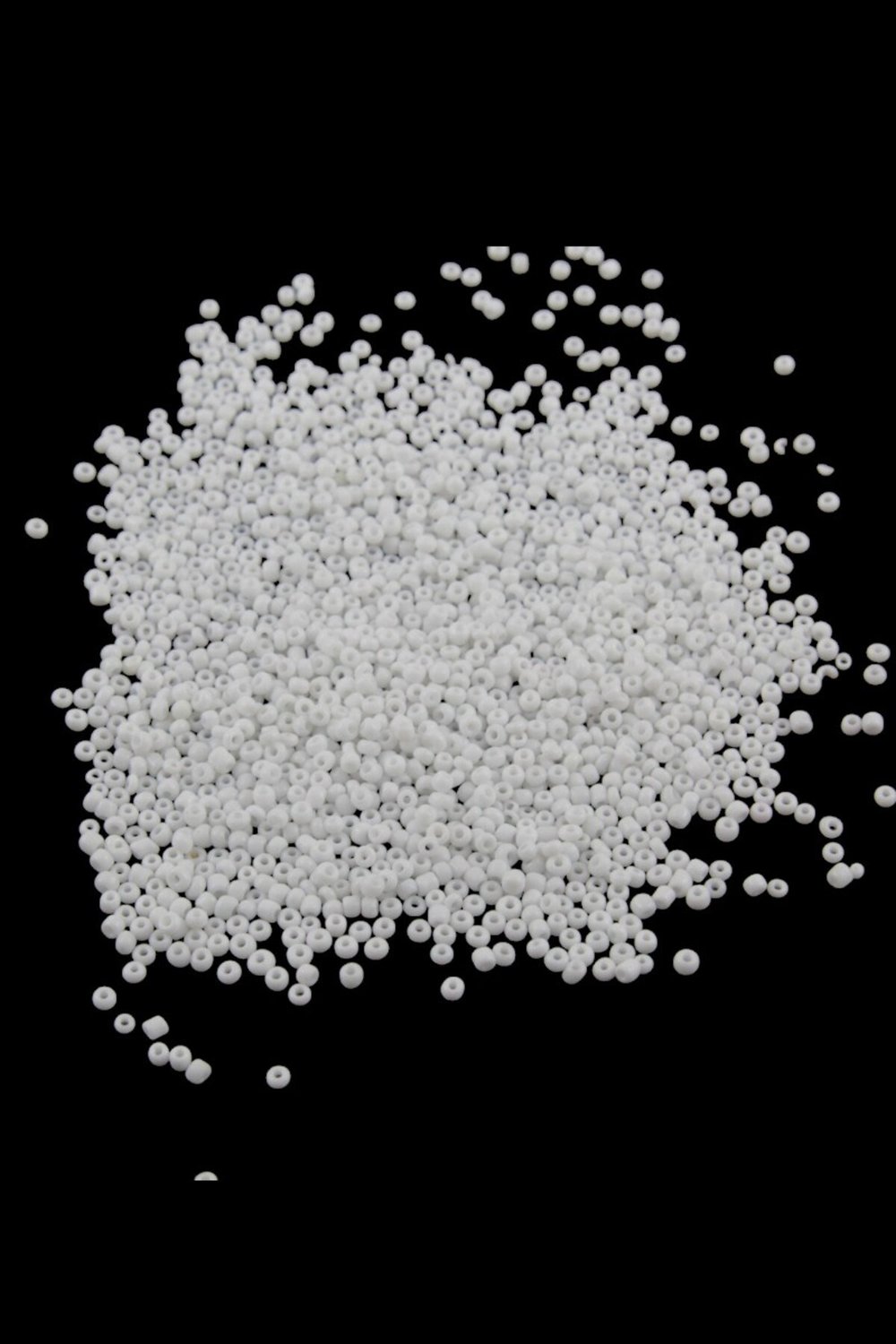 08 Kum Mat Beyaz 3 mm Boncuk (100 Gr 6000 Adet)