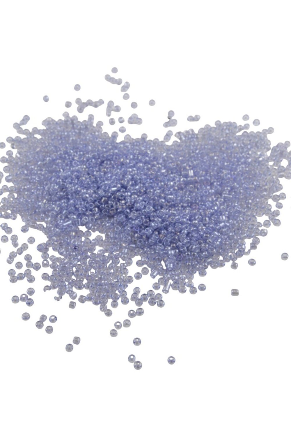 08 Kum Şeffaf Mavi Boncuk 3 mm (90 Gr)