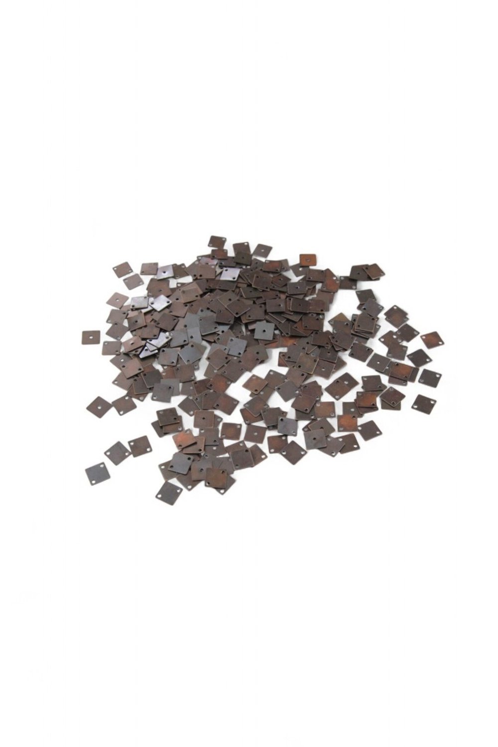 10x10 Kare Çift Delikli Pul Payet (30 Gr 85 Adet)