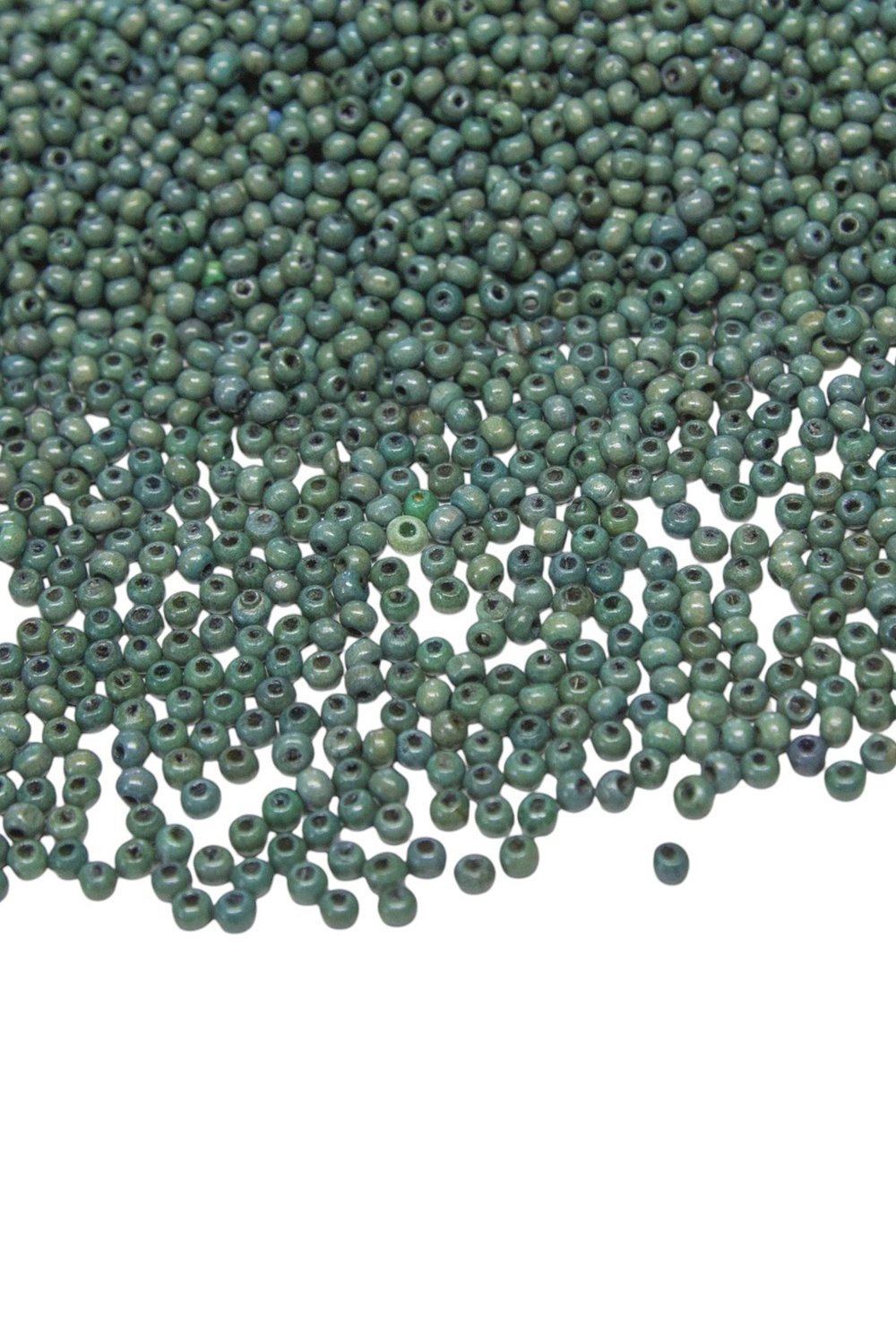 12 mm Silindir Pastel Turkuaz Ahşap Boncuk 50 gr
