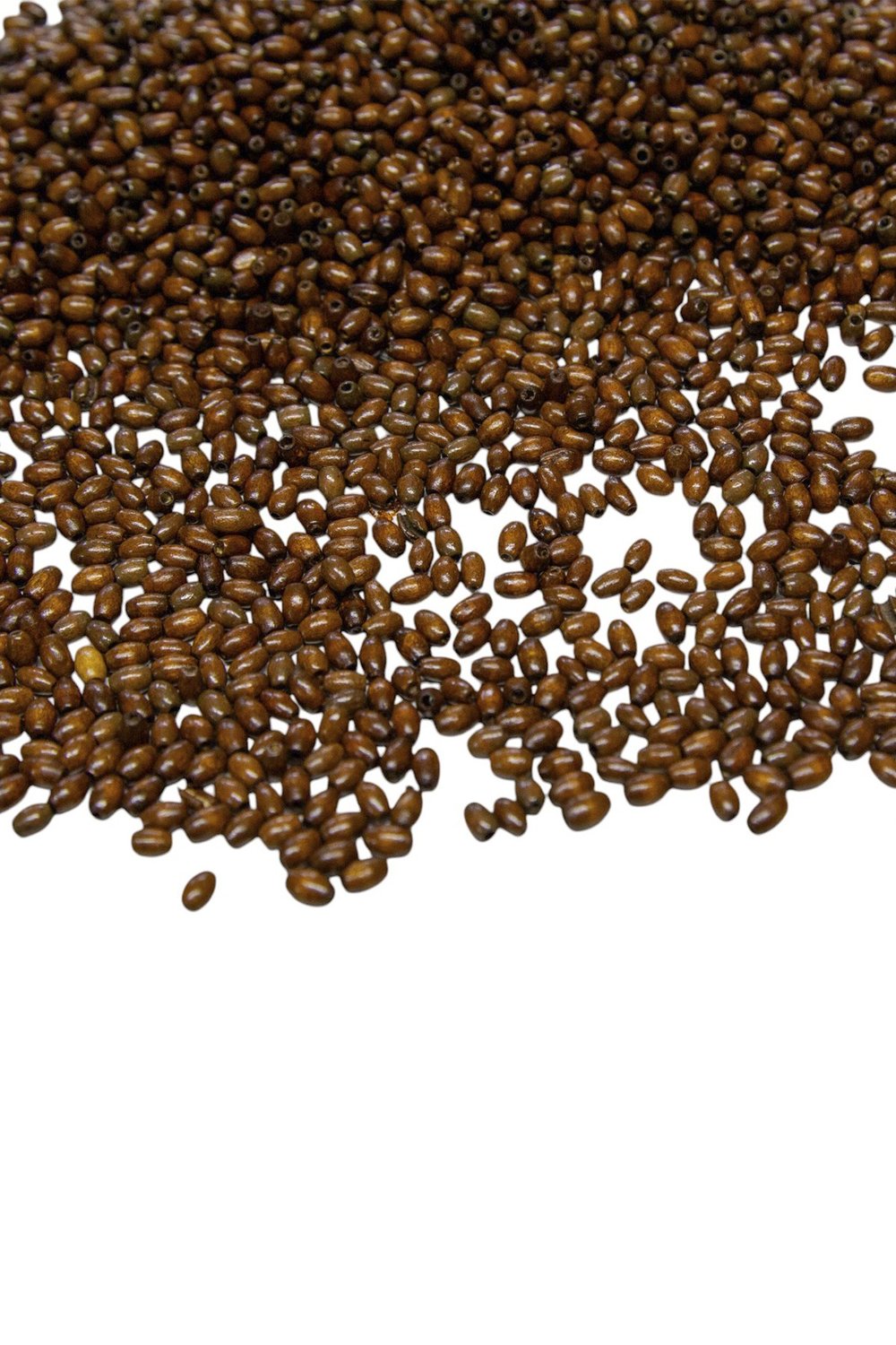 3 mm Arpa Kahverengi Ahşap Boncuk 50 gr