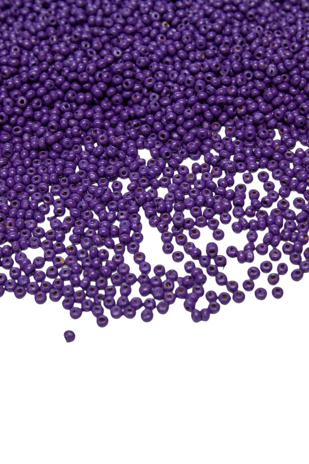 3 mm Mor Rengi Ahşap Boncuk 60 gr