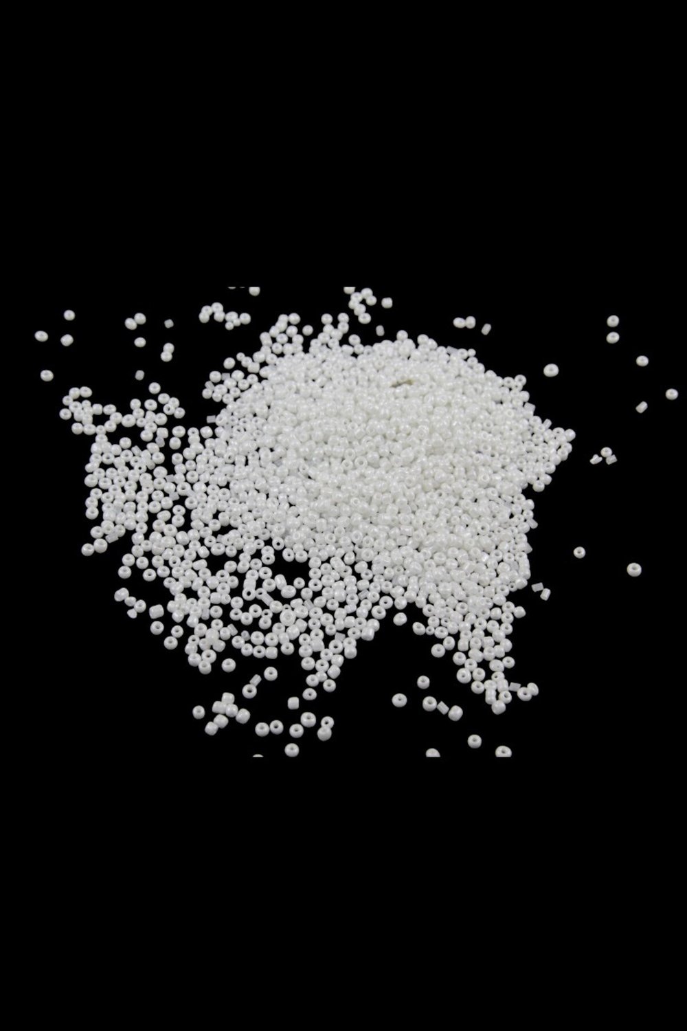 3 mm Süt Beyaz 08 Kum Boncuk (100 Gr 6000 Adet)