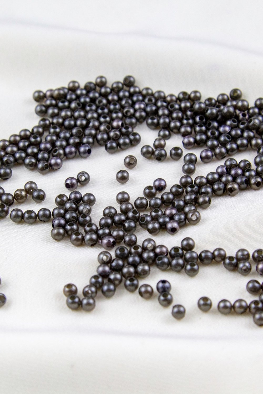4 mm Haki Plastik İnci Boncuk Aksesuar Takı Malzemesi (25 Gr)