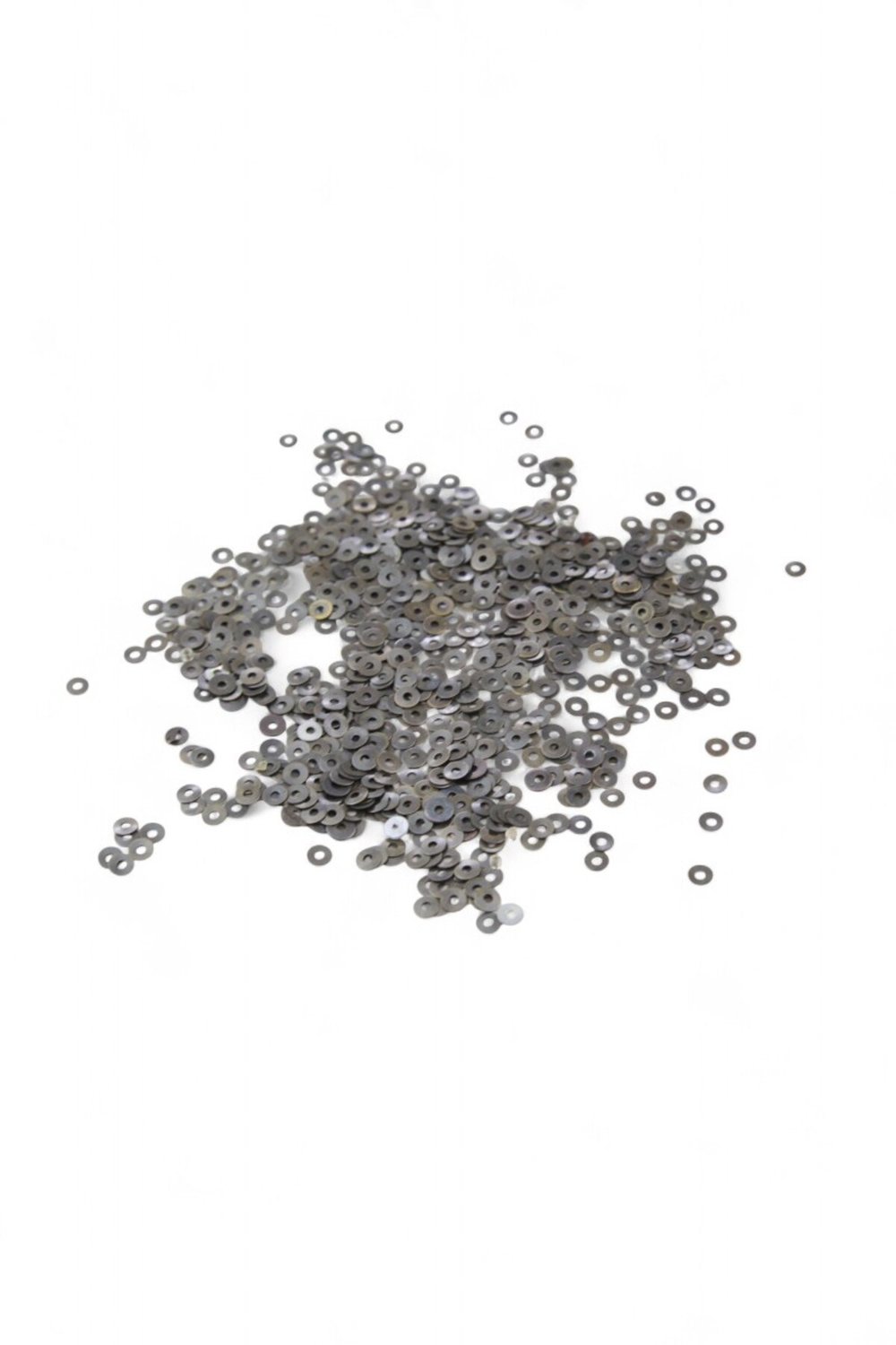 4 mm Kahve Ortadan Delikli Pirinç Pul Payet (30 Gr 1256 Adet)