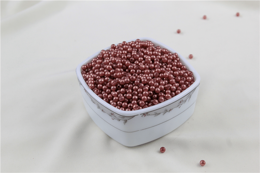 5 mm Açık Bakır Rengi İnci Boncuk 30 Gr (Kolye, Bileklik, Küpe ve Takı Yapımı)