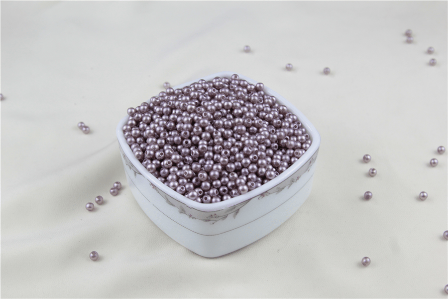 5 mm Grimsi Mürdüm İnci Boncuk 30 Gr (Kolye, Bileklik, Küpe ve Takı Yapımı)