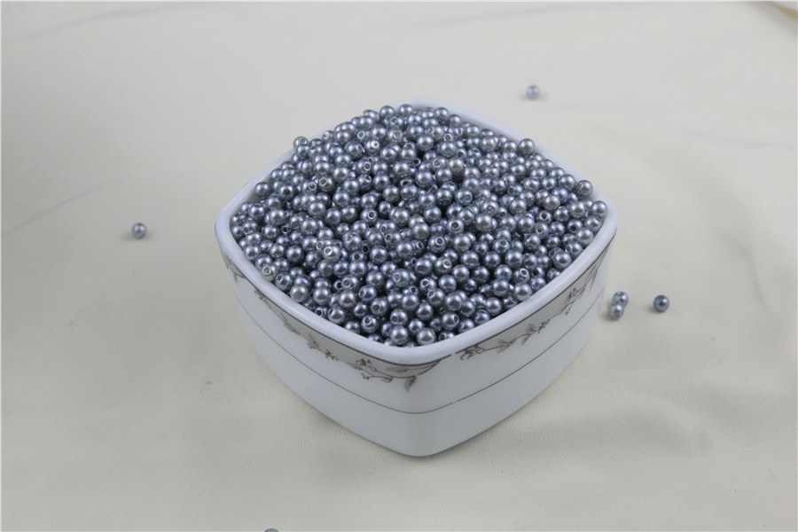 5 mm Karışık Koyu Füme Gri İnci Boncuk 30 Gr (Kolye, Bileklik, Küpe ve Takı Yapımı)