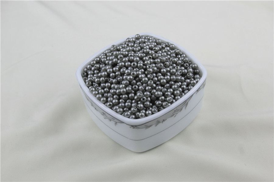 5 mm Karışık Koyu Gümüş İnci Boncuk 30 Gr (Kolye, Bileklik, Küpe ve Takı Yapımı)