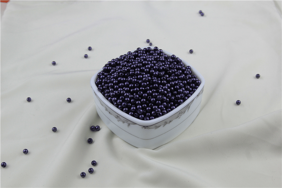 5 mm Karışık Koyu Mor İnci Boncuk 30 Gr (Kolye, Bileklik, Küpe ve Takı Yapımı)