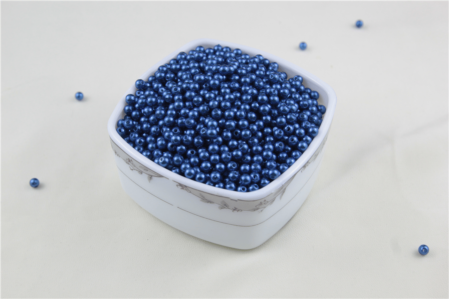 5 mm Lacivert Koyu Mavi İnci Boncuk 30 Gr (Kolye, Bileklik, Küpe ve Takı Yapımı)