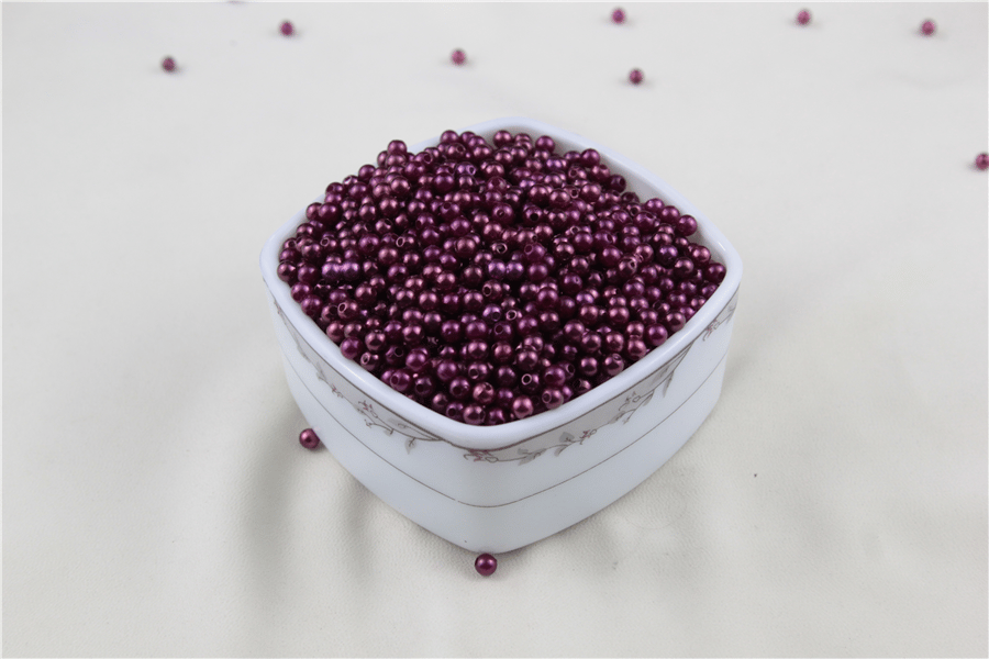 5 mm Şarap Rengi İnci Boncuk 30 Gr (Kolye, Bileklik, Küpe ve Takı Yapımı)