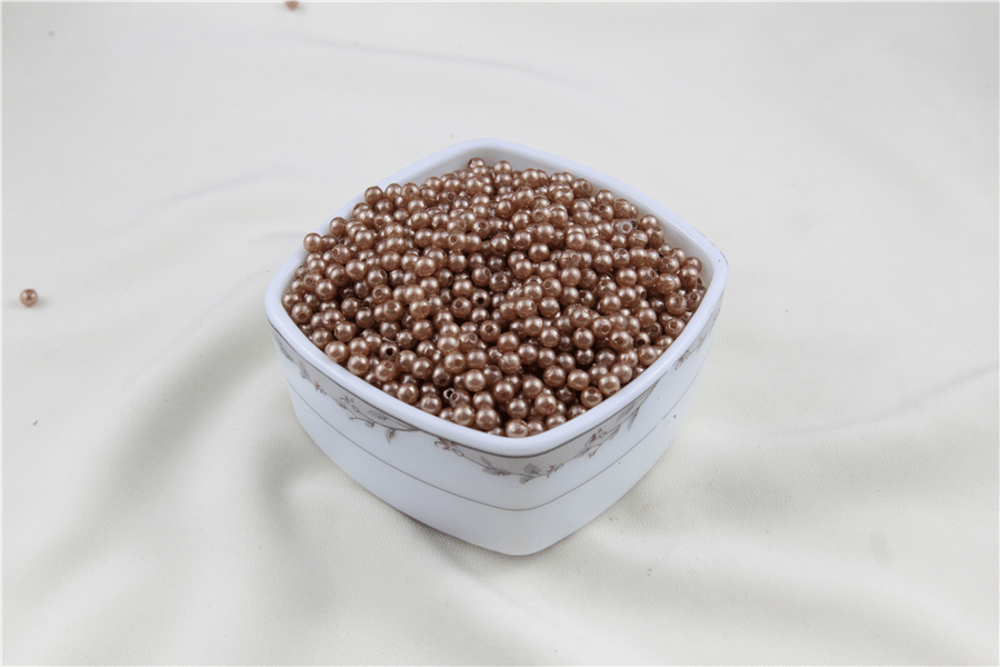 5 mm Soluk Altın Sarısı İnci Boncuk 30 Gr (Kolye, Bileklik, Küpe ve Takı Yapımı)