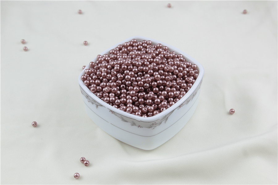 5 mm Vizon Gül Kurusu İnci Boncuk 30 Gr (Kolye, Bileklik, Küpe ve Takı Yapımı)