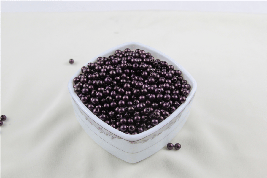 6 mm Koyu Bordo Tonları İnci Boncuk 30 Gr (Kolye, Bileklik, Küpe ve Takı Yapımı)