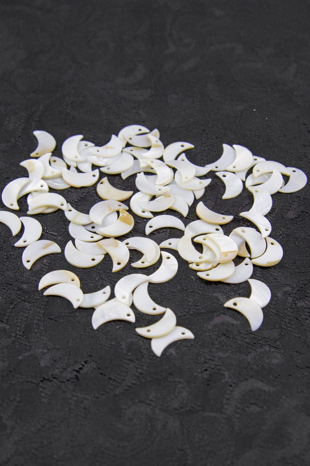 7x15 mm İnce Kuş Desen Pul Doğal Taş Takı Aksesuar Malzemesi (35 Adet)