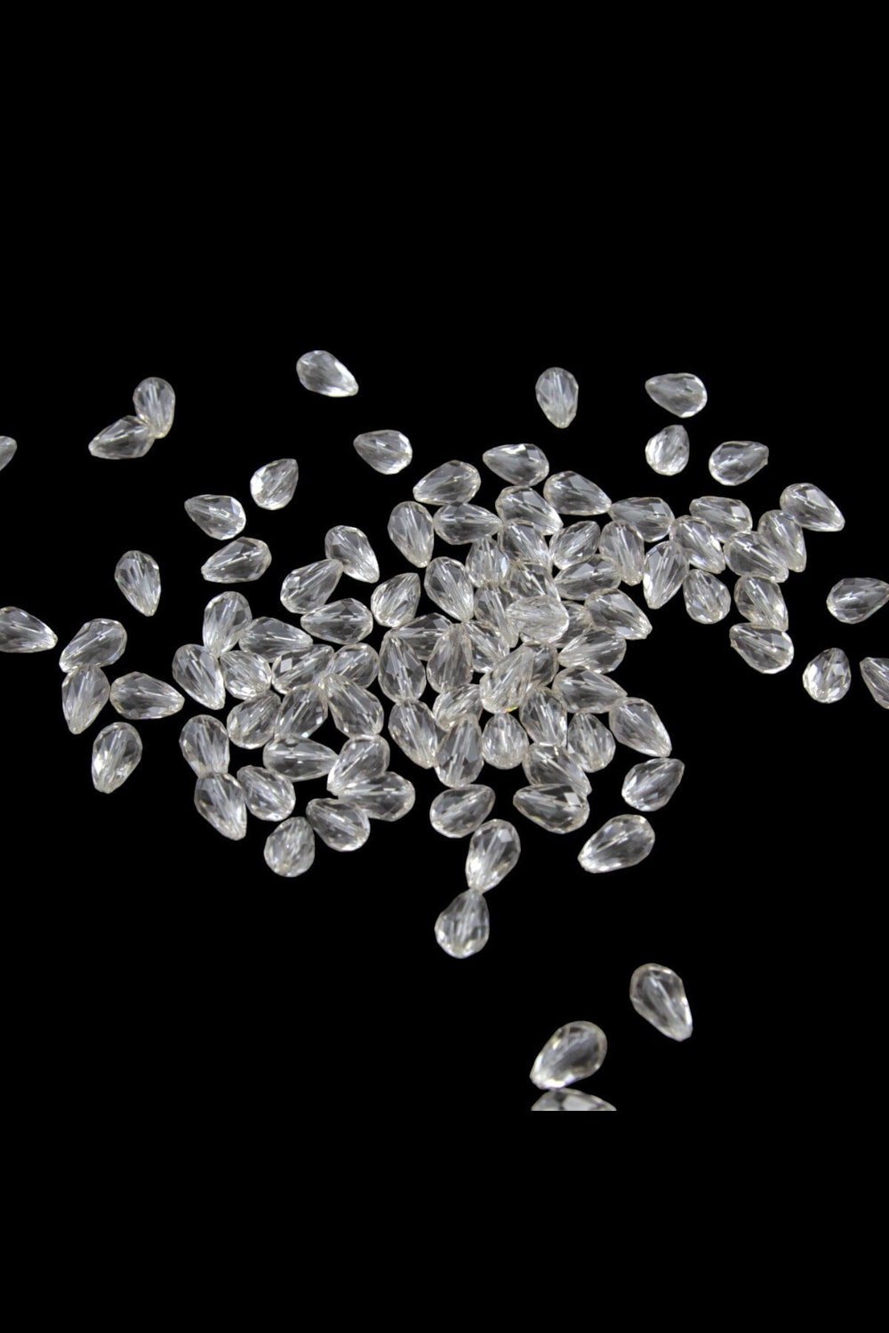 8x13 mm Damla Akrilik Açık Krem (25 gr 60 Adet)