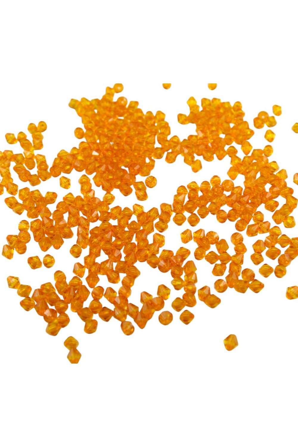 Açık Oranj 6 mm Akrilik Boncuk Aksesuar Takı Malzemesi (35 Gram)
