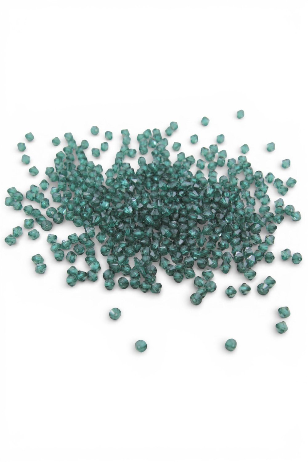 Açık Zümrüt Yeşil 6 mm Akrilik Boncuk Aksesuar Takı Malzemesi (35 Gram)