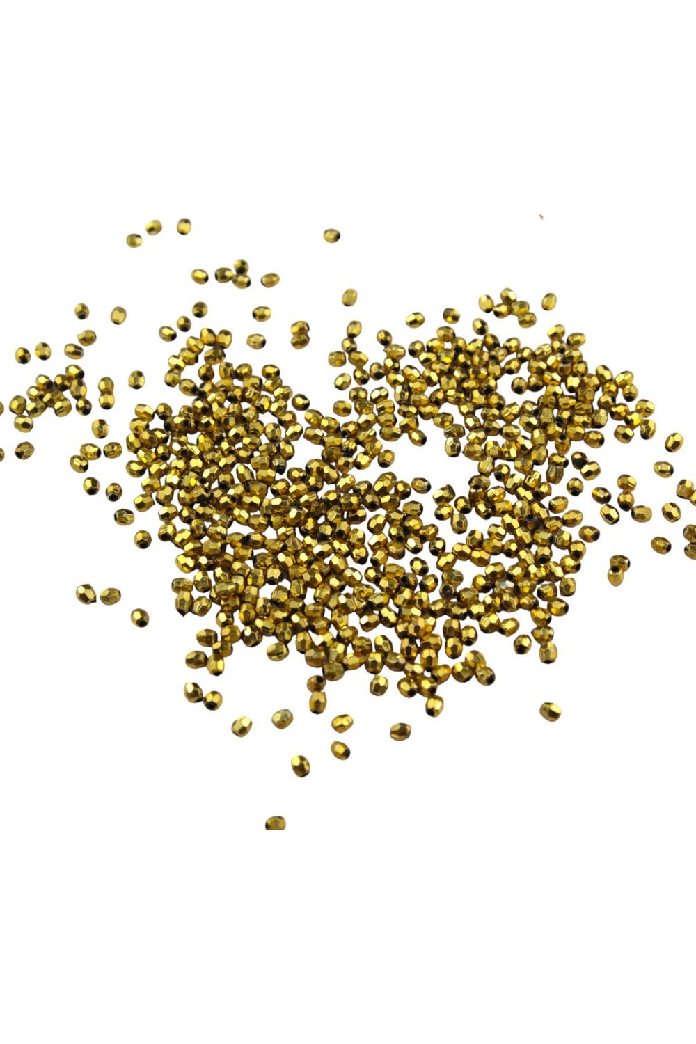 Altın Sarısı 4 mm Plastik Boncuk Aksesuar Takı Malzemesi (25 Gr)