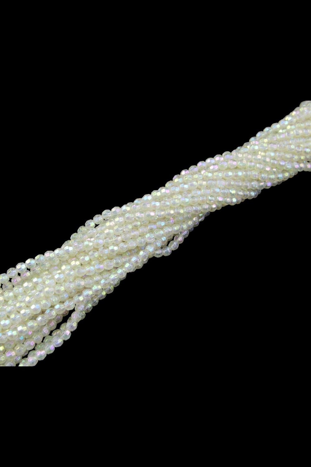 Bej Rengi 6 mm Basık Dünya Plastik Boncuk Aksesuar Takı Malzemesi (25 Gr)