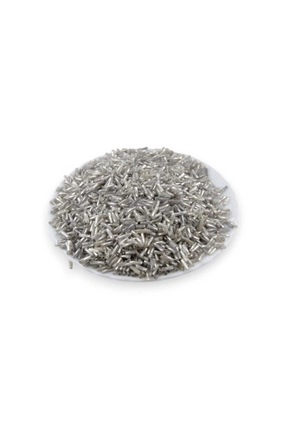 Burgulu Yeşil Boru 6x2 mm Boncuk 100 Gr