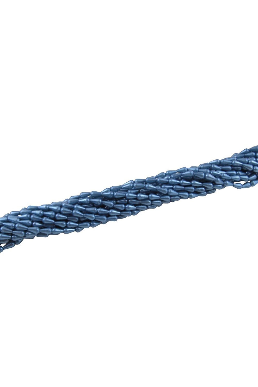 Damla İnci 6x10 mm Güzel Mavi Boncuk (20 Gr Ortalama 125 Adet)