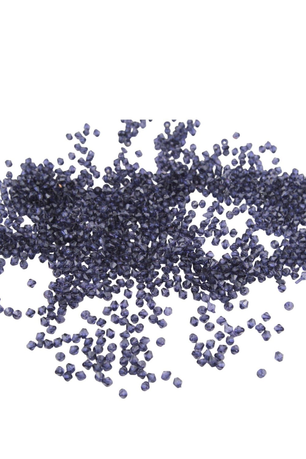 Füme 5 mm Piramit Akrilik Boncuk Aksesuar Takı Malzeme (25 Gr)