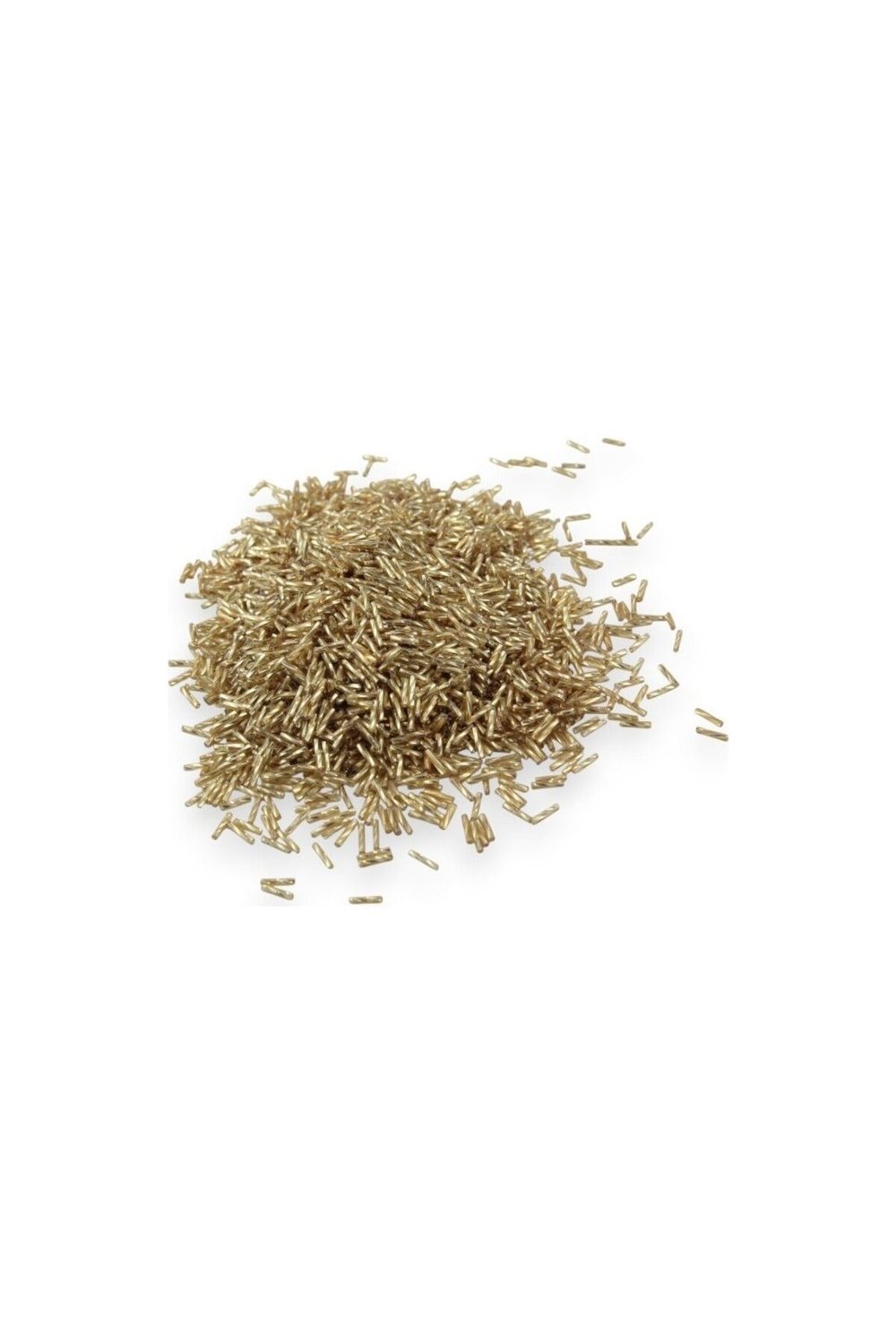 Gold Burgulu Boru 12 mm Boncuk 100 Gr