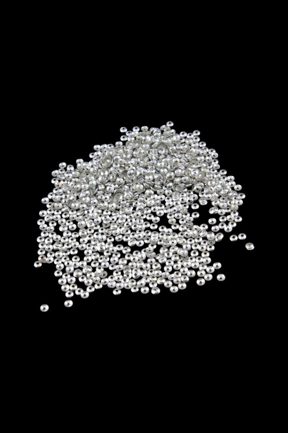 Gümüş 5 mm Bombeli Pul Payet (30 Gr 460 Adet) Seri No 60